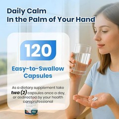 VEV DeepCalm Magnesium Complex 3 Pack 360 Capsule Supplement Pills Ashwagandha