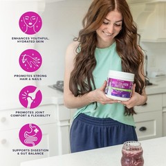 Collagen Peptide Skin Support Supplement for Women with Probiotics & Prebiotics