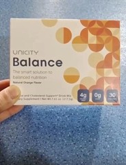 Unicity Balance Natural Orange Flavor Drink Mix 30 Sticks 217.5g New Sealed