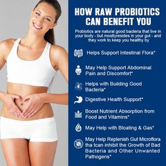 Probiotics 100 Billion CFU Potency Digestive Immune Health 120 Capsules DIGESTIV