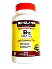 Kirkland Signature Quick Dissolve B 12 5000 mcg 300 Tablets EXP 02/2028