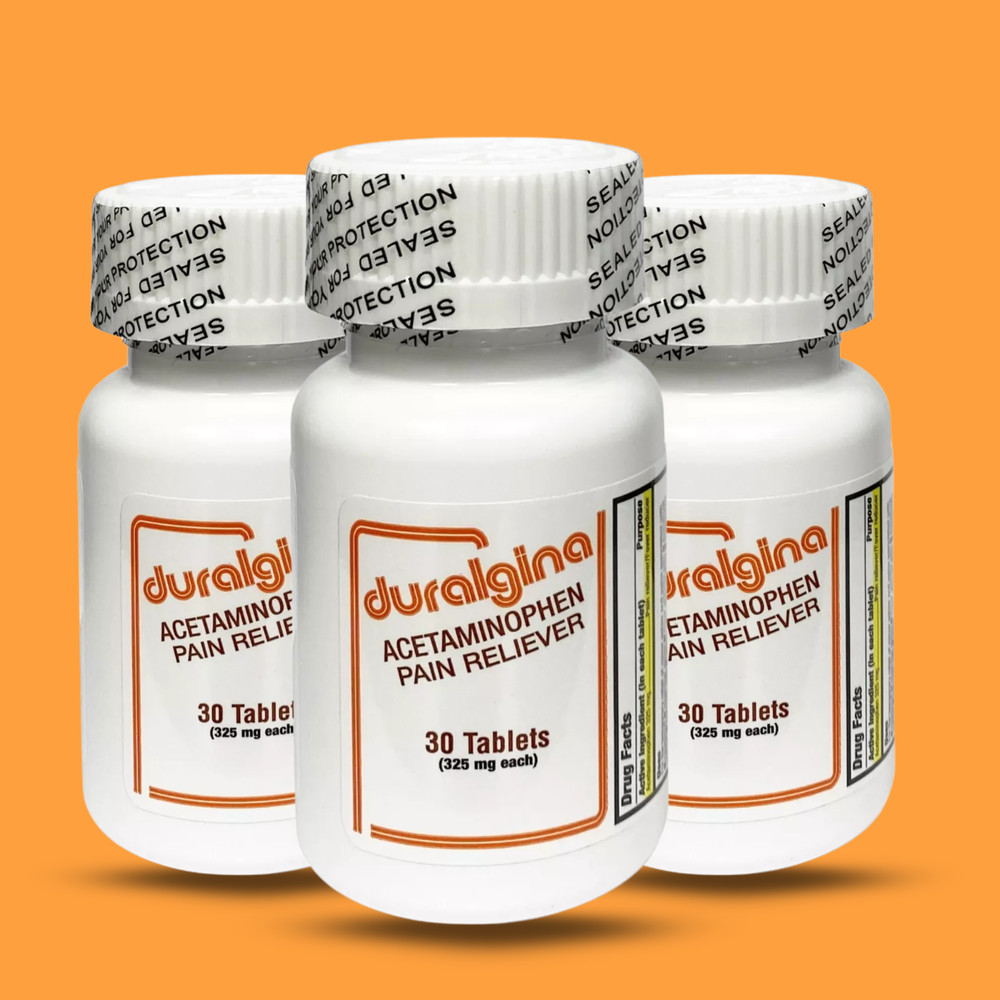 Menper Duralgina Acetaminophen 30 Tablets (3-Pack)