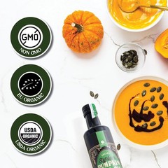 Organic Cold Pressed Styrian Pumpkin Seed Oil – 16.9 oz of Pure Gourmet Flavor