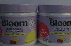 BLOOM NUTRITION High Energy Pre-Workout Supplement Powder – Raspberry Lemonade