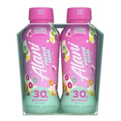 Alani Nu Protein shake Fruity cereal 12 fl oz 4 pack Bottles…..