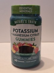Nature’s Truth Potassium + Magnesium Citrate Gummies – 60 Count 05/2026+