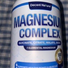 Magnesium Complex 7 Elemental Magnesium Supplement 1000mg ?C Magnesium Glycinate