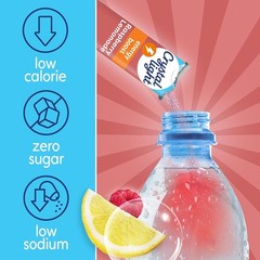 Healthy Raspberry Lemonade Energy Mix – 10 Low-Cal Packets for Afternoon Slumps