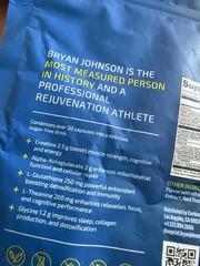 Blueprint Bryan Johnson Longevity Mix – Muscle Builder & Recovery 1-LB Exp: 3/27