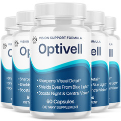 (5 Pack) Optivell Pills Advanced Vision Support Supplement Opti Vell 300 Capsule