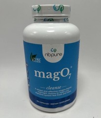 NB Pure MagO7 Cleanse Supplements 180 Capsules Pure Vegan Oxygen Based Exp 8/26