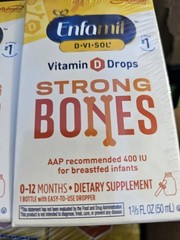Enfamil Strong Bones D-Vi Sol Vitamin D Drops Immune Support Liquid 02/2027