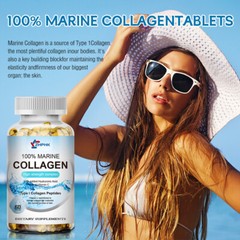 Marine C 1200 mg Colageno Marino Cholesterol Pure Marine Collagen Hidrolizado