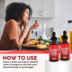 Enhanced Cayenne Pepper Hawthorn Beet Root Turmeric Vitamin K2+D3 Liquid Drops 6