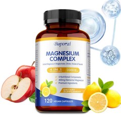 Magnesium Complex 120pcs – Sleep, Muscle, Heart, Bone Health, Energy Support