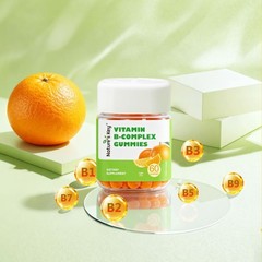 Nature’s Key Vitamin B-Complex Gummies Sugar Free 60 Count