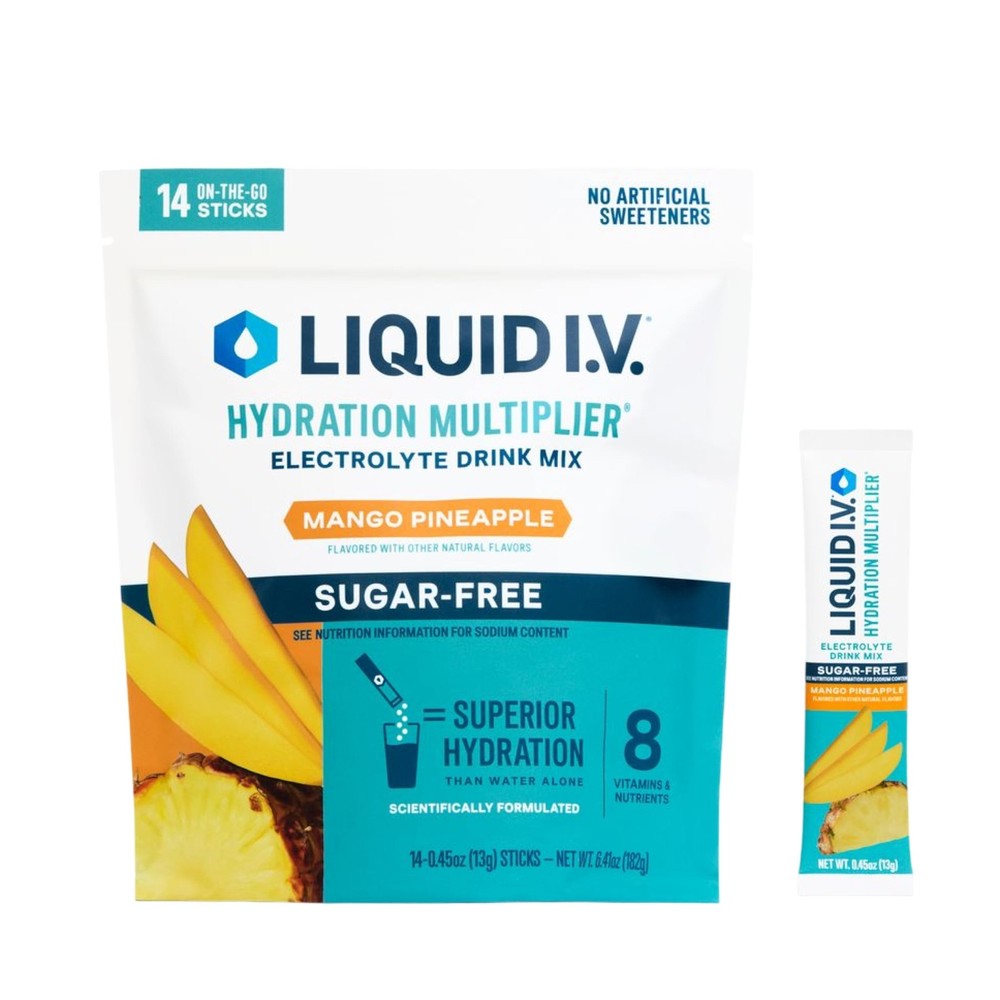 Liquid I.V.® Hydration Multiplier SugarFree Mango Pineapple | Electrolyte Po…