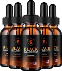 (5 Pack) Black Sugar Protect Liquid Drops – BlackSugar Protect Extra Strength