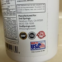 2ND Springs Wellness Tri-Core Essentials Multi-Vitamin 180 Tablets 08/2025