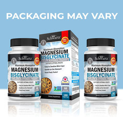 BioSchwartz Magnesium Bisglycinate 100% Chelate No-Laxative Effect – Maximum Abs