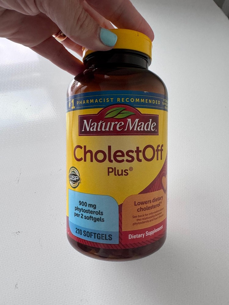 Nature Made CholestOff Plus 210 Softgels Plant Sterols Cholesterol Support USP