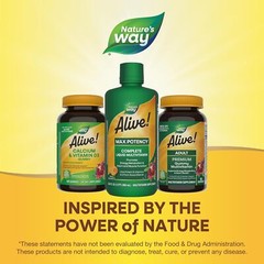 Nature’s Way Alive! Max Potency Complete Liquid Multivitamin for Women and…