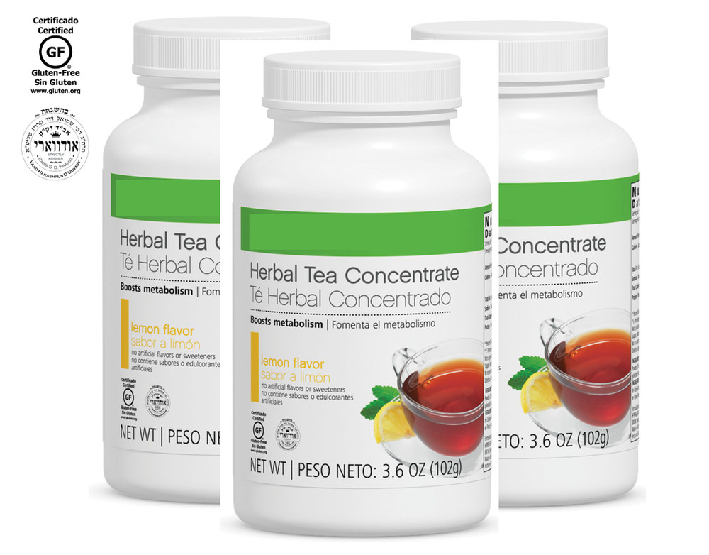 3 PACK Tea Concentrate LEMON Flavor 3.6 oz (102g)