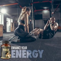 Maca Capsules 6000mg, Maca root Extract for Men & Women 120 Capsules