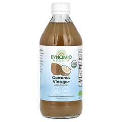 Organic Coconut Vinegar with Mother, 16 fl oz (473 ml)