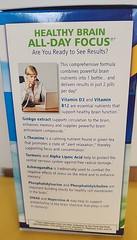 AppliedNutrition Healthy Brain All-Day Focus/2 pack/ 50 Tablets each/100 total
