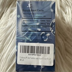 Generation H2 Molecular Hydrogen Water Tablets with Magnesium Supplement 120ct