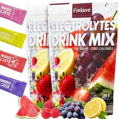 Electrolyte Hydration Packets – Best Electrolytes Drink Mix – Sugar Free Formula