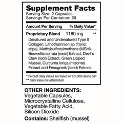 Renovator Joint Support Supplement Type II Collagen, MSM, Cartilage & Mobility