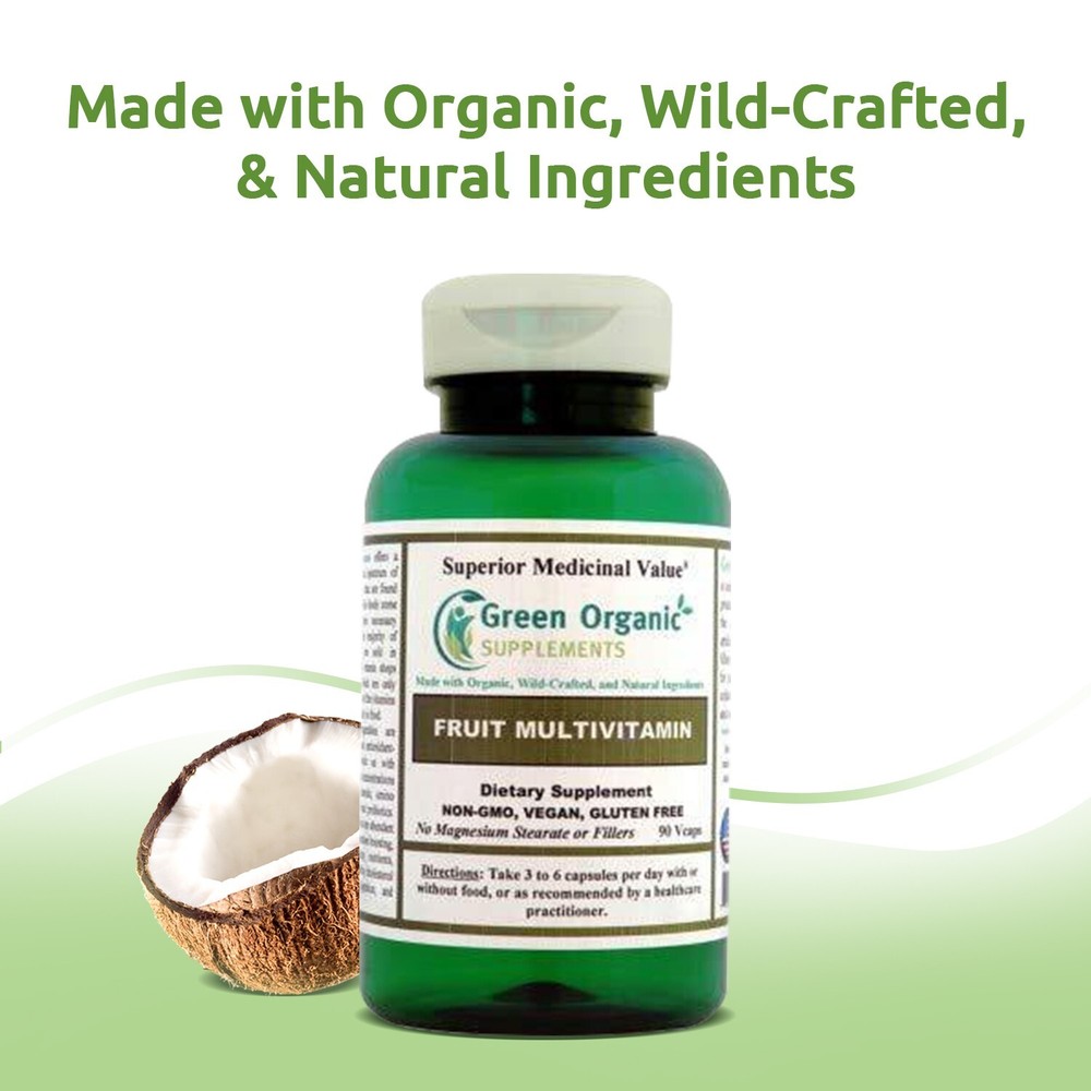 Green Organic Supplements’ Fruit Multivitamin, Polyphenol, Super