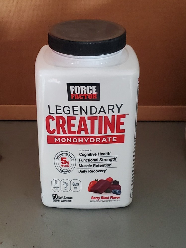 (BB 05/27) Force Factor Legendary Creatine Berry Blast Soft Chews – 60 ct.