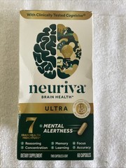 (1 Box) Neuriva Ultra Decaf Brain Supplement 60 Memory, Focus & Mental Alert