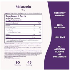 Natrol® Melatonin Gummies, Sleep Support for Adults, Strawberry Flavor, 10mg, 90