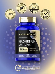 Magnesium Complex 745mg | 120 Count | 10 in 1 Blend | Vegetarian | by Magfusion
