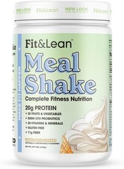 Meal Shake, Fat Burning Meal Replacement, Protein, Fiber, Probiotics, Vanilla…