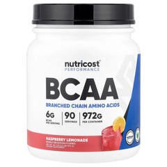 2 X Nutricost, Performance, BCAA, Raspberry Lemonade, 2.2 lb (972 g)
