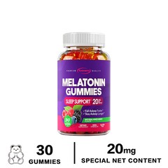 Melatonin Gummies 20mg – Improve Sleep Quality, Relieve Stress and Anxiety