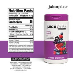 JuicePlus+ Fruit Vegetable & Berry Blend Nutrient-Packed Ingredients For Hear…