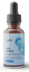 LUV Zen Drops Stress Support with Magnesium Glycinate and Lemon Balm USA Seller
