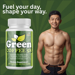 Green Coffee 5k – Keto & Weight Support- 5 Bottles- 300 Capsules