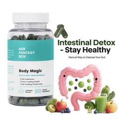 NEW LUXRY Her Fantasy Box | Body Magic Chlorophyll Capsules – 30 Vegan Capsules