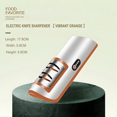20° Angle Orange Knife Sharpener USB Powered | Blade Honer & Polisher| Free Ship