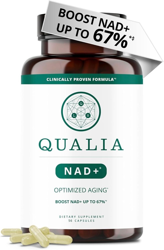 Qualia NAD Supplement — Clinically Proven to Boost NAD+ up to 67%. Optimized …