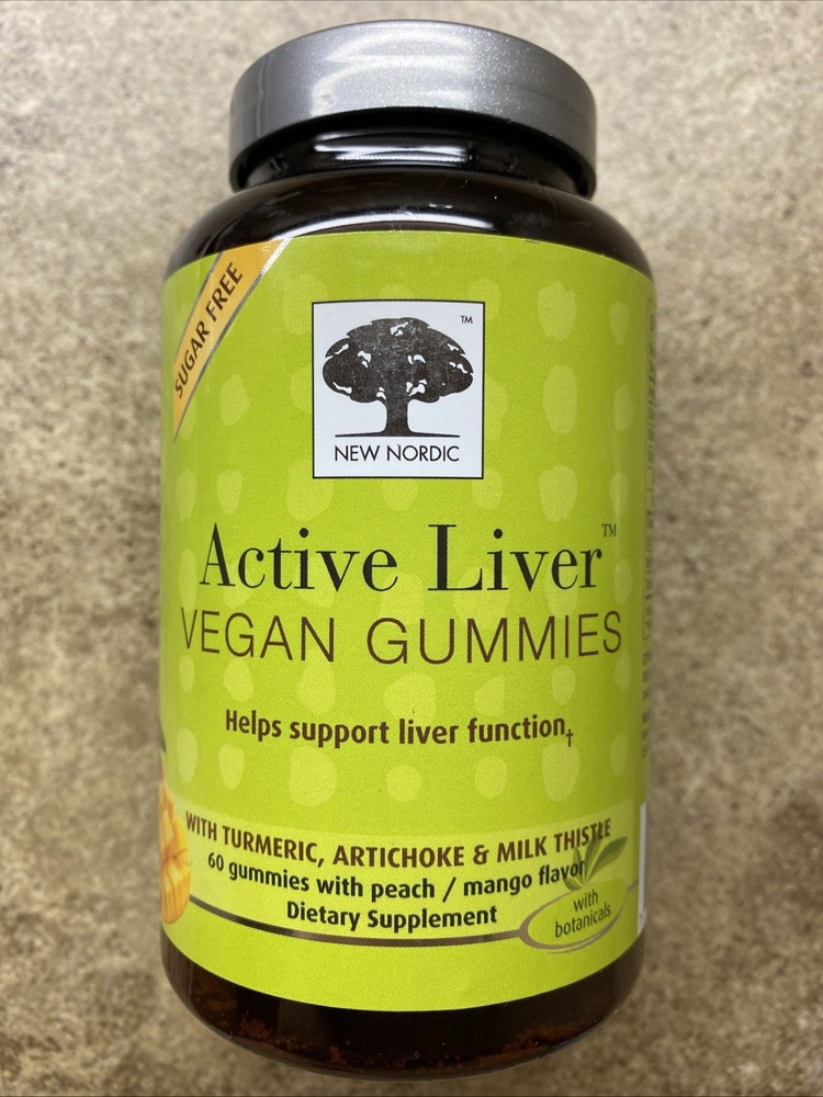 Active Liver™ Vegan Gummies, Peach/Mango, 60 Gummies 9/28