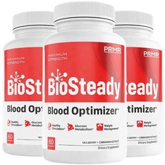 (3 pack) BioSteady Blood Health Support Dietary Supplement – ( 180 Capsules )