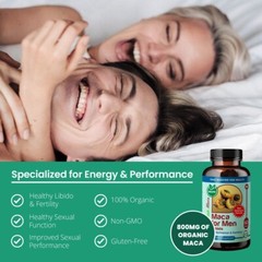 TrueMed Maca for Men Maca Root Support Performance and Fertility Supplement